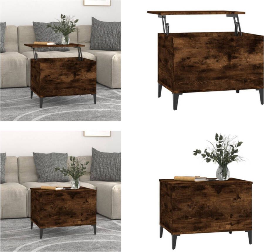 VidaXL -Salontafel-60x44 5x45-cm-bewerkt-hout-gerookt-eikenkleurig