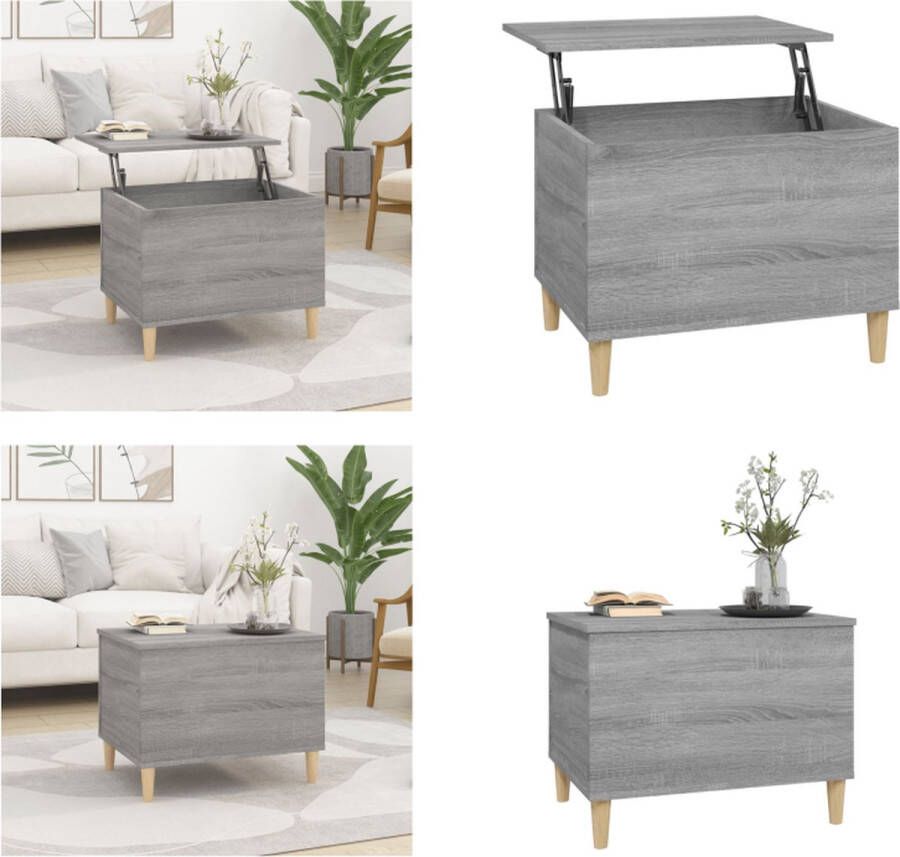 VidaXL -Salontafel-60x44 5x45-cm-bewerkt-hout-grijs-sonoma-eikenkleurig - Foto 7