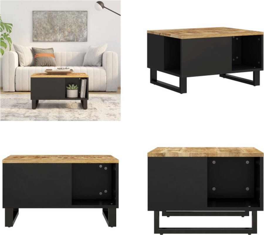 VidaXL -Salontafel-60x50x35-cm-massief-mangohout - Foto 3