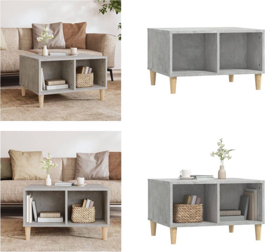 VidaXL -Salontafel-60x50x36 5-cm-bewerkt-hout-betongrijs