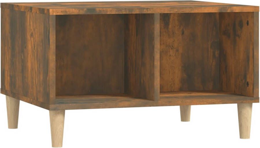 VidaXL -Salontafel-60x50x36 5-cm-bewerkt-hout-gerookt-eikenkleurig - Foto 7