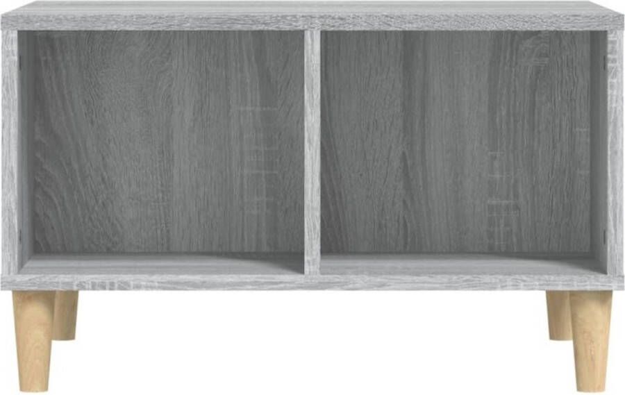 vidaXL Salontafel 60x50x36 5 cm bewerkt hout grijs