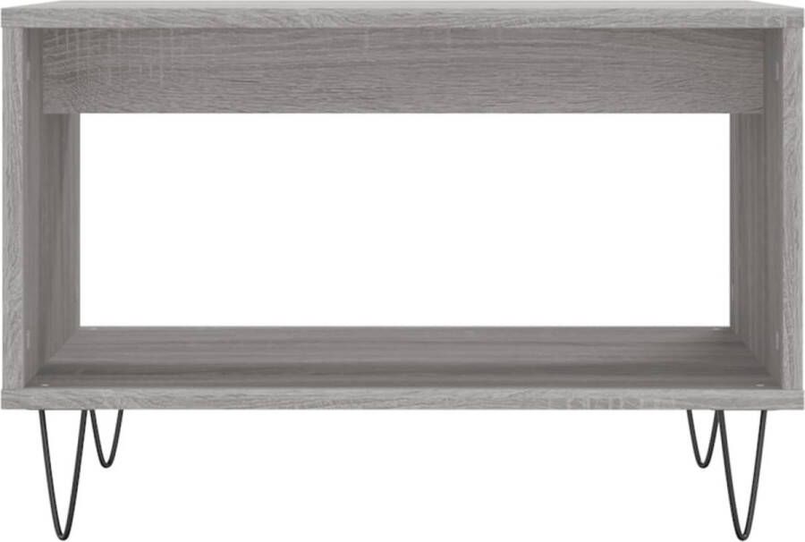 VidaXL -Salontafel-60x50x40-cm-bewerkt-hout-grijs-sonoma-eikenkleurig - Foto 5
