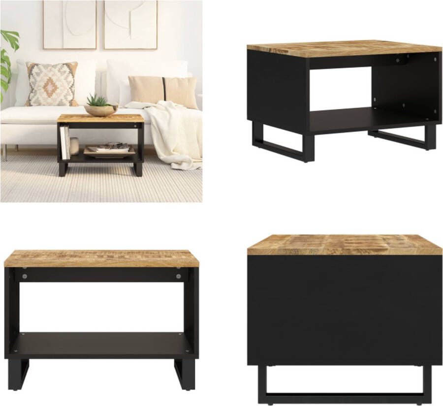 VidaXL -Salontafel-60x50x40-cm-massief-mangohout Salontafel Salontafels Tafel Bijzettafel