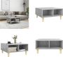 VidaXL Salontafel 60x60x30 cm spaanplaat betongrijs Tafel Tafels Tafeltje Tafeltjes - Thumbnail 2