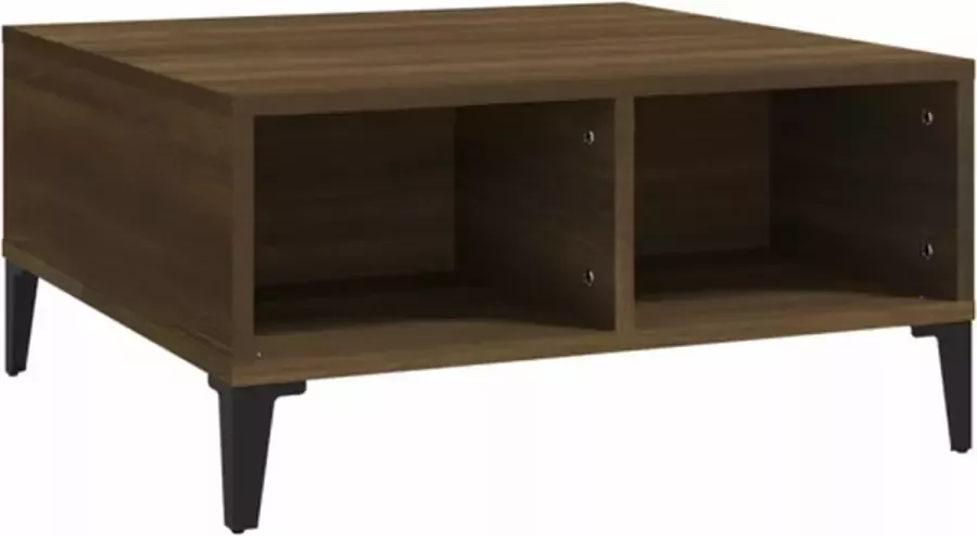 VidaXL -Salontafel-60x60x30-cm-spaanplaat-bruineikenkleurig - Foto 3