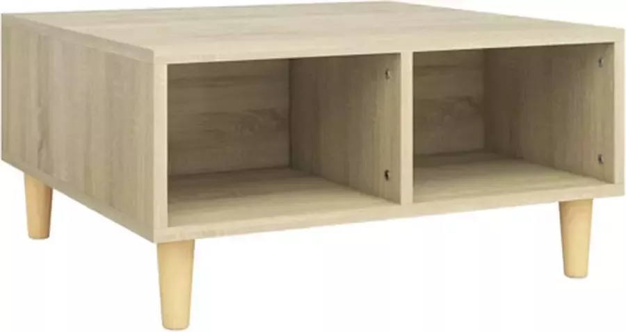 VidaXL -Salontafel-60x60x30-cm-bewerkt-hout-sonoma-eikenkleurig - Foto 3