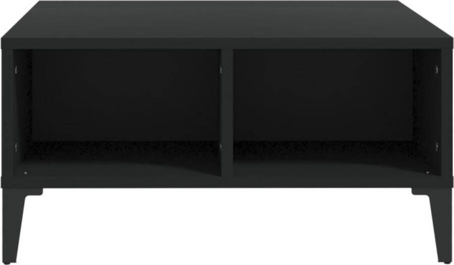 VidaXL -Salontafel-60x60x30-cm-spaanplaat-zwart - Foto 2