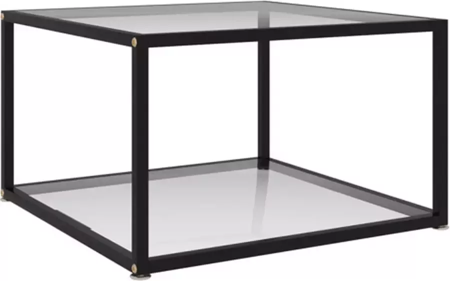 VidaXL -Salontafel-60x60x35-cm-gehard-glas-transparant - Foto 3