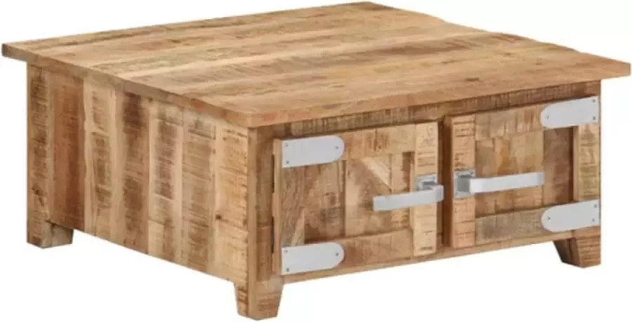 VidaXL -Salontafel-67x67x30-cm-massief-mangohout - Foto 3