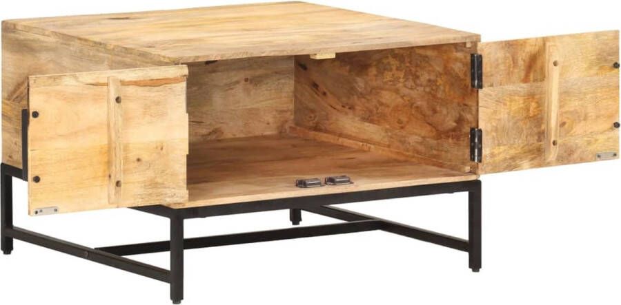 VidaXL -Salontafel-67x67x45-cm-massief-mangohout - Foto 3