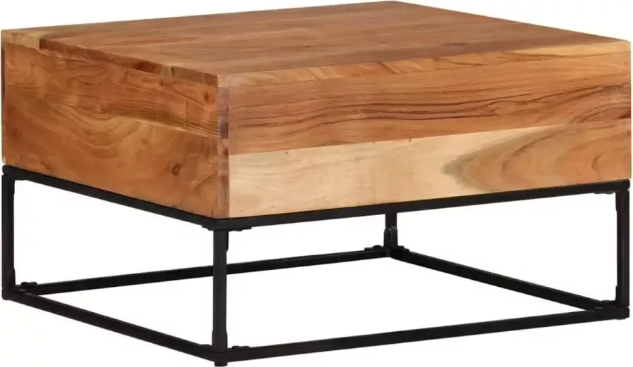 VidaXL Salontafel 68x68x41 cm massief acaciahout