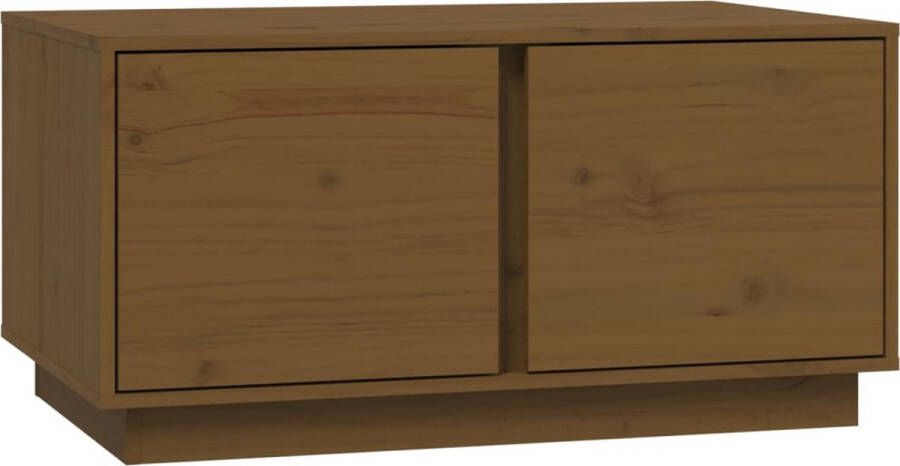 VidaXL -Salontafel-80x50x40-cm-massief-grenenhout-honingbruin - Foto 2