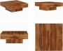 VidaXL Salontafel 80x80x30 cm massief acaciahout Salontafel Salontafels Tafel Tafels - Thumbnail 2