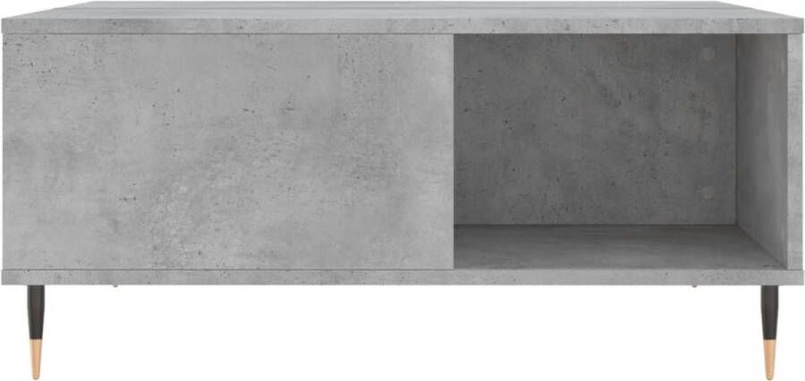VidaXL -Salontafel-80x80x36 5-cm-bewerkt-hout-betongrijs - Foto 2