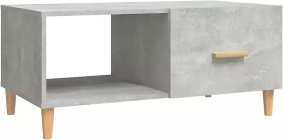 VidaXL -Salontafel-89 5x50x40-cm-bewerkt-hout-betongrijs - Foto 3
