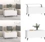 VidaXL Salontafel 90x44-5x45 cm bewerkt hout wit Salontafel Salontafels Tafel Tafels - Thumbnail 1