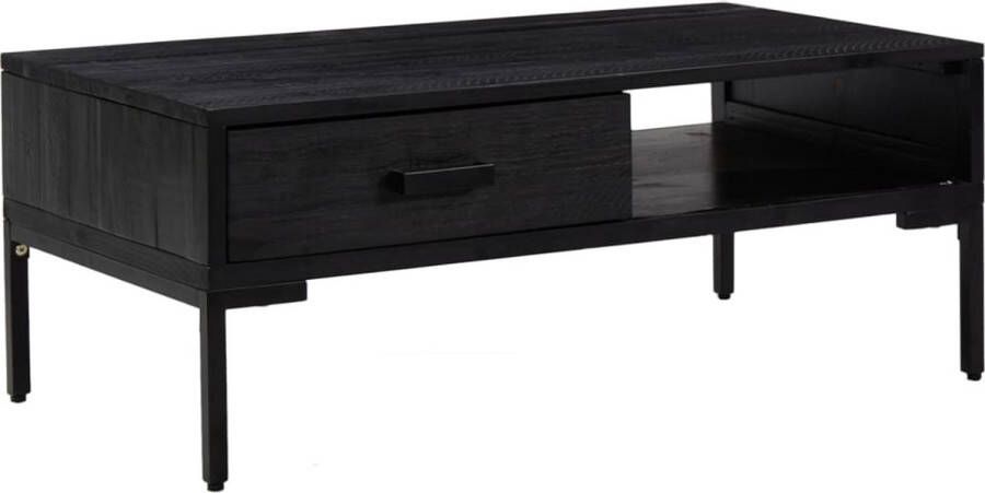 VidaXL Salontafel 90x50x35 cm massief grenenhout Salontafel Industrieel Design Vintage Meubels Houten Salontafel Tv Tafeltje Living Room Furniture Side Table Storage Solutions