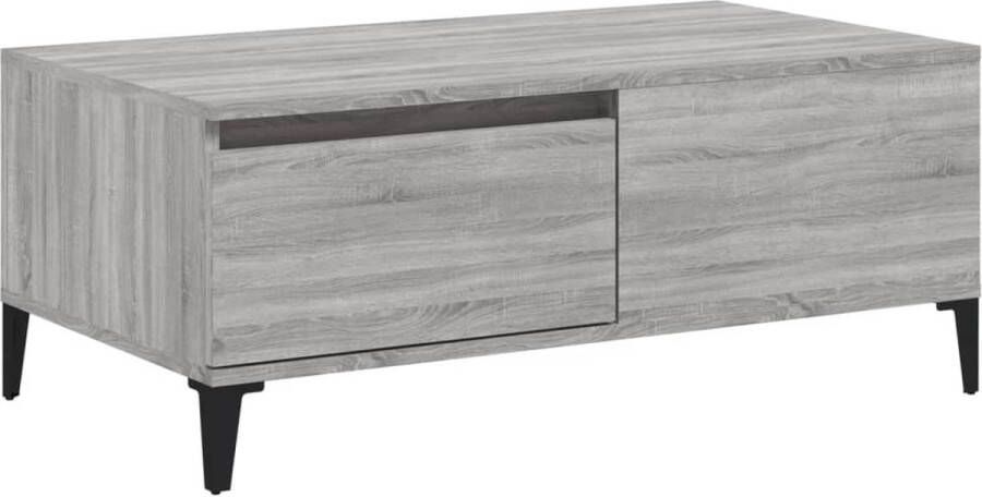 VidaXL -Salontafel-90x50x36 5-cm-bewerkt-hout-grijs-sonoma - Foto 6