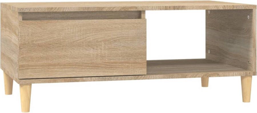VidaXL -Salontafel-90x50x36 5-cm-bewerkt-hout-sonoma-eikenkleurig - Foto 8
