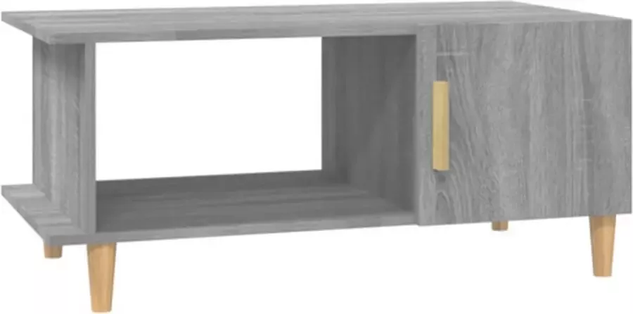 VidaXL -Salontafel-90x50x40-cm-bewerkt-hout-grijs-sonoma-eikenkleurig - Foto 3