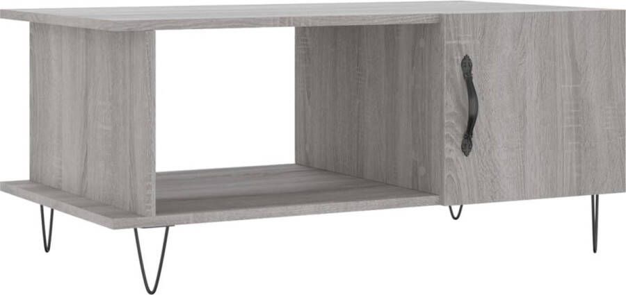 Prolenta Premium INFIORI Salontafel 90x50x40 cm bewerkt hout grijs sonoma eikenkleurig - Foto 10