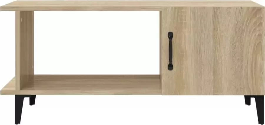 VidaXL -Salontafel-90x50x40-cm-bewerkt-hout-sonoma-eikenkleurig - Foto 2