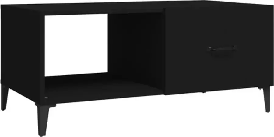 VidaXL -Salontafel-90x50x40-cm-bewerkt-hout-zwart - Foto 5