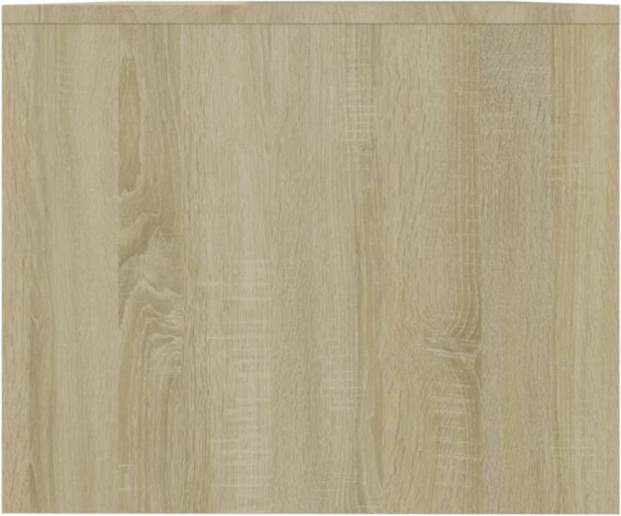 VidaXL -Salontafel-90x50x41 5-cm-bewerkt-hout-sonoma-eikenkleurig - Foto 3