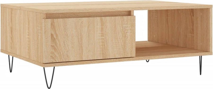 VidaXL -Salontafel-90x60x35-cm-bewerkt-hout-sonoma-eikenkleurig - Foto 6