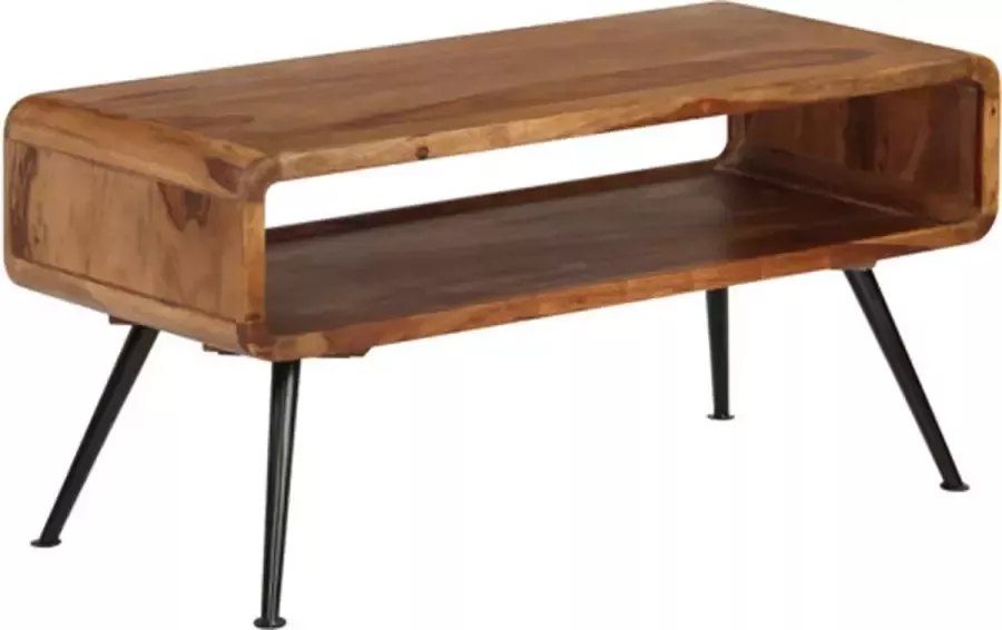 VidaXL Salontafel 95x40x45 cm massief sheeshamhout