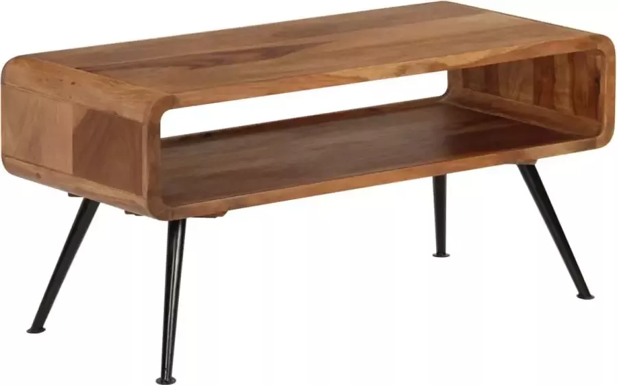 VidaXL Salontafel 95x40x45 cm massief sheeshamhout