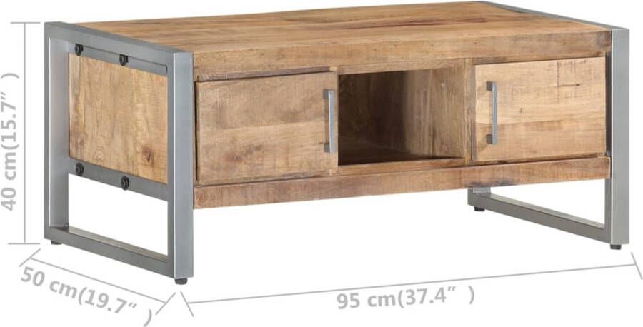 VidaXL -Salontafel-95x50x40-cm-ruw-mangohout