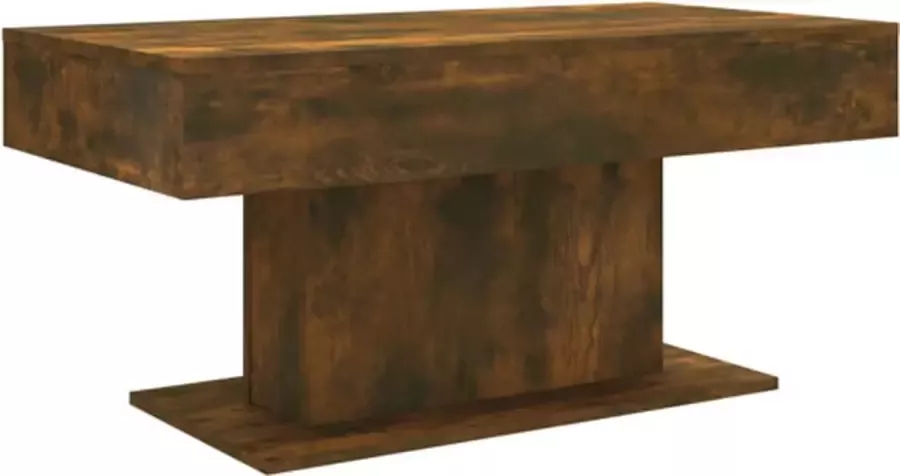 VidaXL -Salontafel-96x50x45-cm-bewerkt-hout-gerookt-eikenkleurig - Foto 2