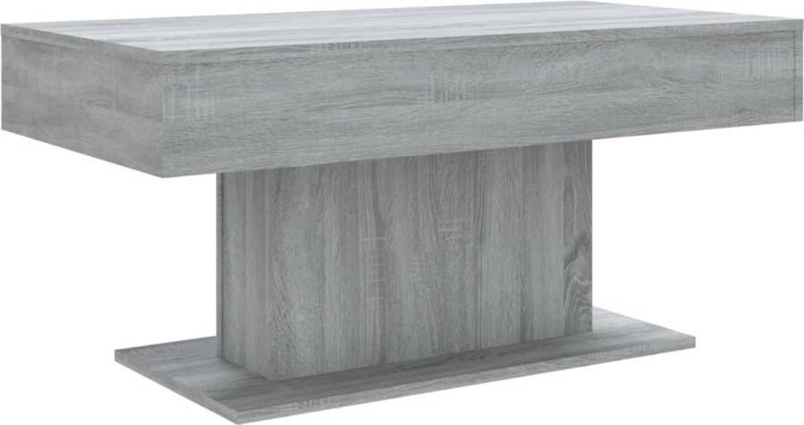 VidaXL Salontafel Grijs Sonoma Eiken 96x50x45 cm Salontafel Houten Salontafel Grijze Salontafel Modern Salontafel Sonomale Tafel Salontafel Bijzettafel Koffietafel