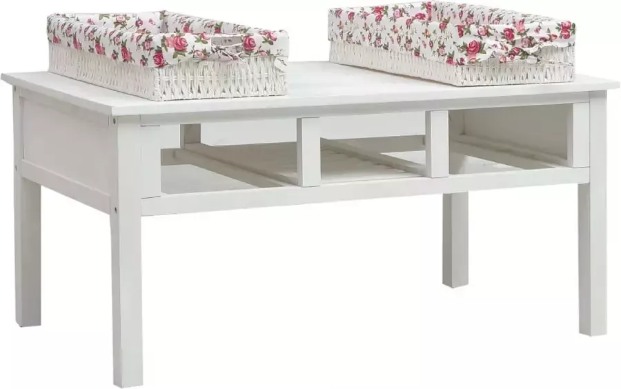 VidaXL -Salontafel-99 5x60x48-cm-hout-wit