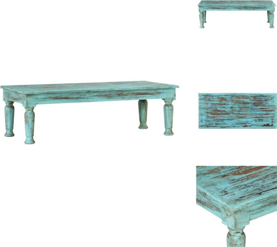 VidaXL Salontafel Salontafels Tafel Bijzettafel Salontafel 110x50x34 cm massief gerecycled hout - Foto 2