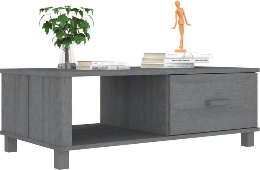 VidaXL -Salontafel-HAMAR-100x55x35-cm-massief-grenenhout-donkergrijs - Foto 4