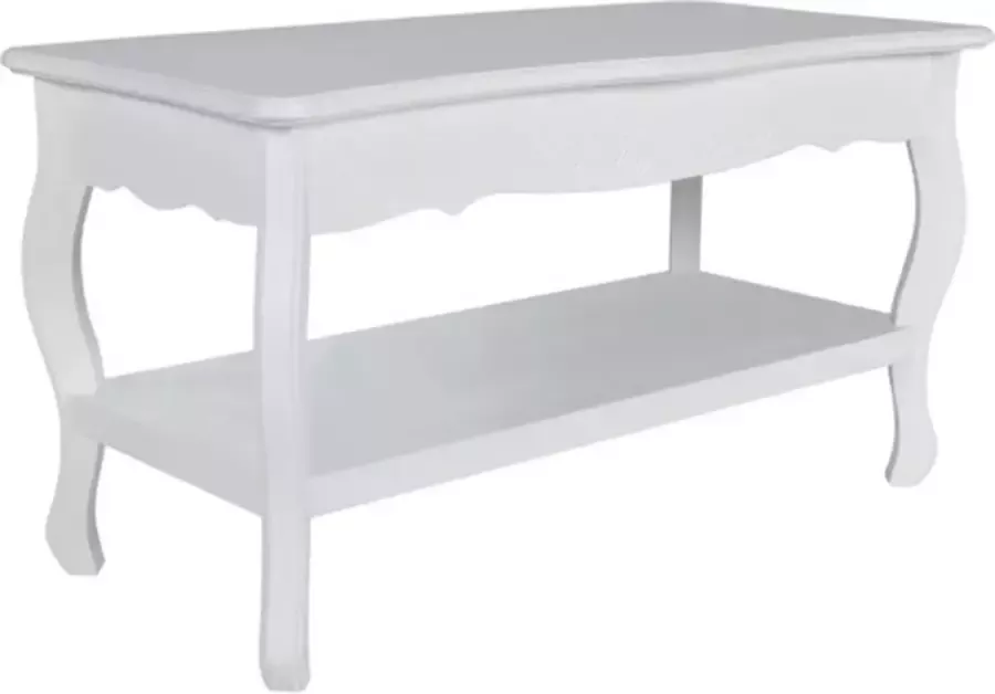 VidaXL -Salontafel-met-2-lagen-MDF-wit - Foto 4