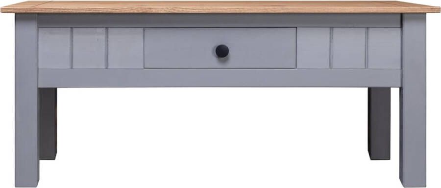 VidaXL -Salontafel-Panama-Range-100x60x45-cm-massief-grenenhout-grijs - Foto 3