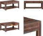 VidaXL Salontafel vintage stijl 88x50x38 cm massief hout Salontafel Salontafels Koffietafel Koffietafels - Thumbnail 1