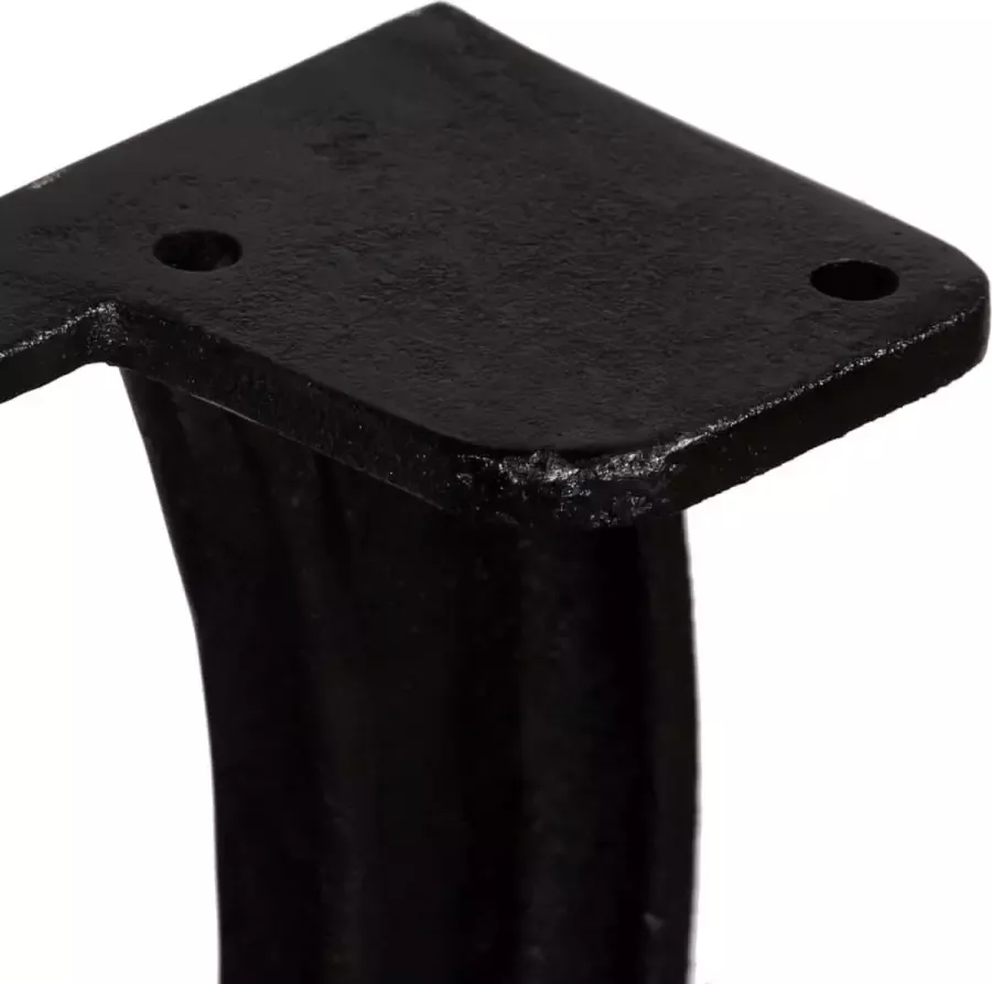 VidaXL -Salontafelpoten-2-st-X-frame-gietijzer - Foto 2