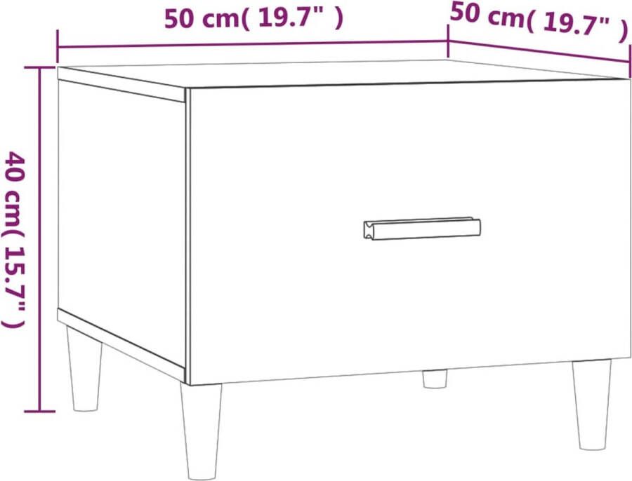 VidaXL -Salontafels-2-st-50x50x40-cm-bewerkt-hout-sonoma-eikenkleurig - Foto 4