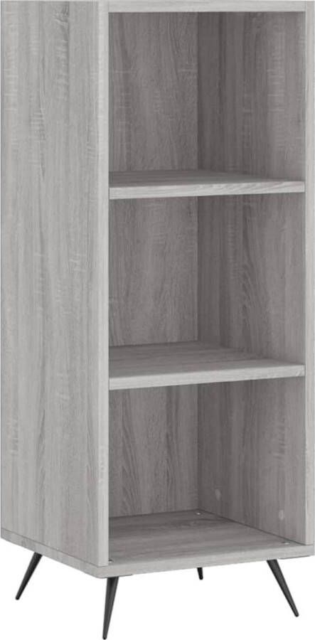 VidaXL -Schappenkast-34 5x32 5x90-cm-bewerkt-hout-grijs-sonoma-eiken - Foto 2