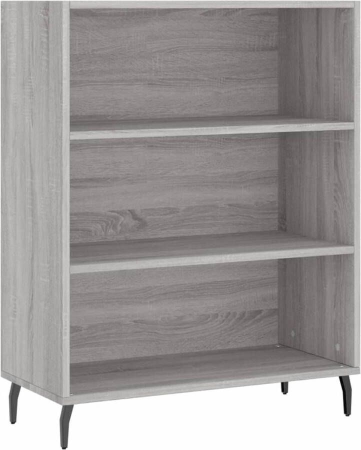 VidaXL -Schappenkast-69 5x32 5x90-cm-bewerkt-hout-grijs-sonoma-eiken - Foto 3