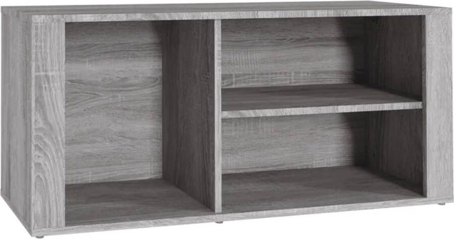 VidaXL -Schoenenkast-100x35x45-cm-bewerkt-hout-grijs-sonoma - Foto 2