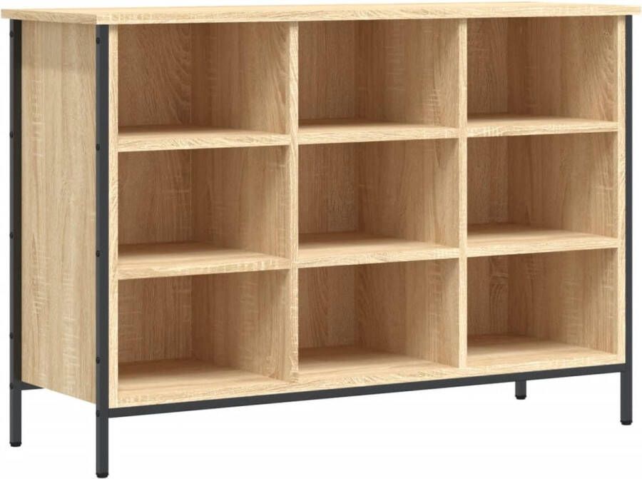 VidaXL -Schoenenkast-100x35x70-cm-bewerkt-hout-sonoma-eikenkleurig
