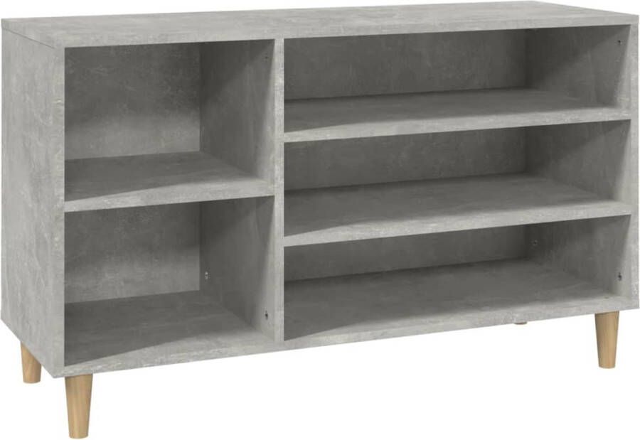 VidaXL -Schoenenkast-102x36x60-cm-bewerkt-hout-betongrijs