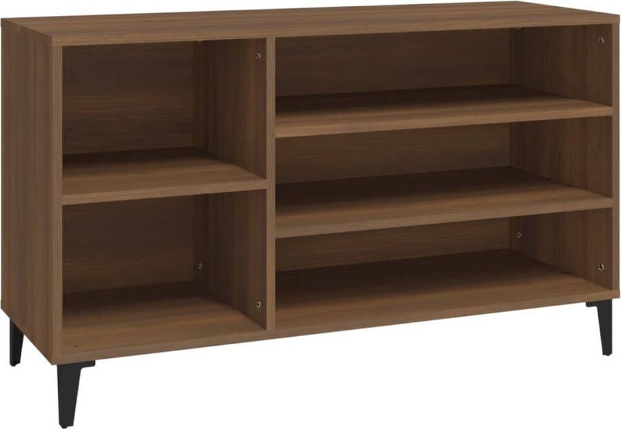 VidaXL -Schoenenkast-102x36x60-cm-bewerkt-hout-bruin-eikenkleur