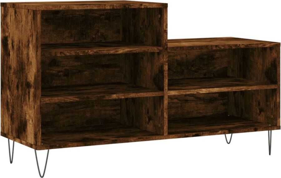 VidaXL -Schoenenkast-102x36x60-cm-bewerkt-hout-gerookt-eikenkleurig